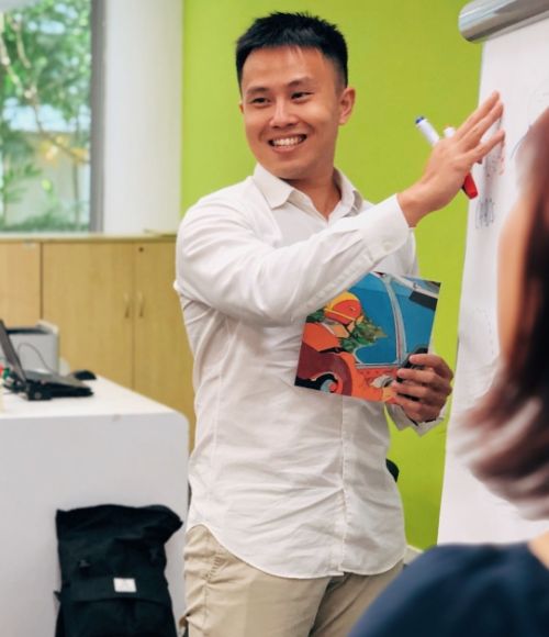 ThinkPlace designer Calvin Tan is part of our education offering in Singapore